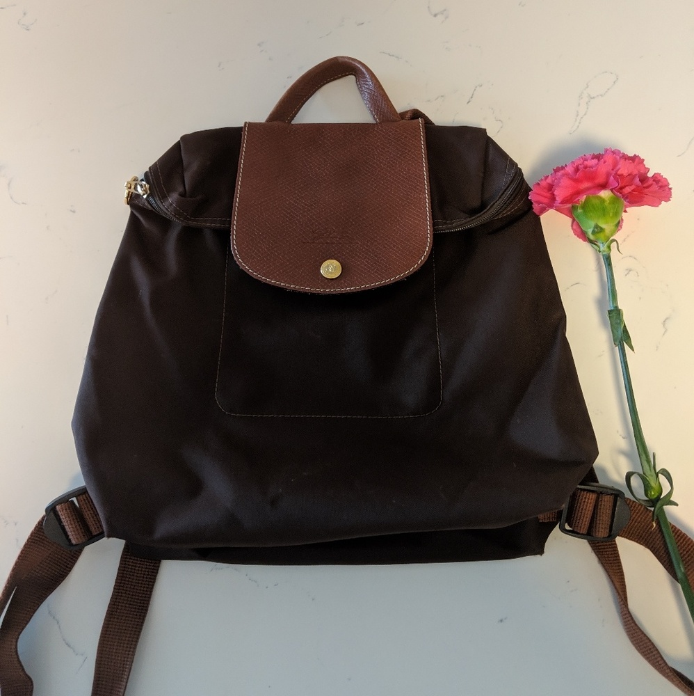 Longchamp Le Pliage Backpack Brown
